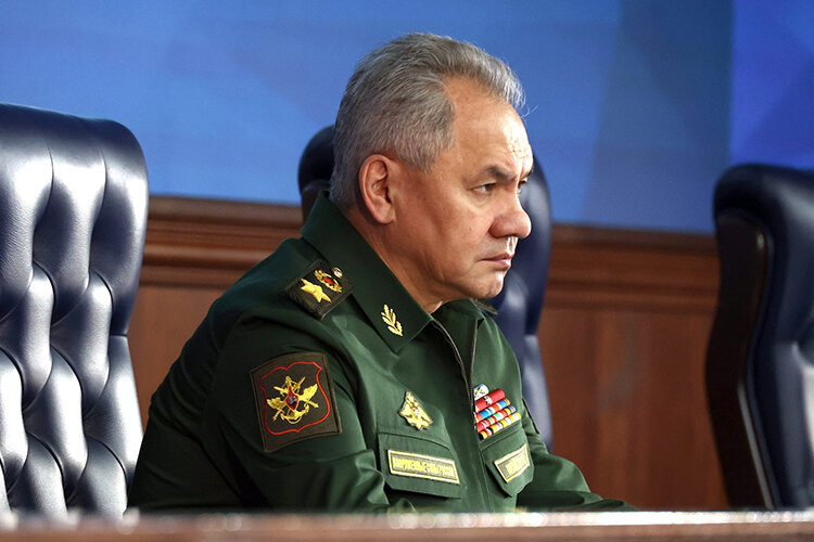    Частичная мобилизация, по мнению Сергея Шойгу, стала «серьезным испытанием» для страны и критерием зрелости российского общества. В целом же частичный призыв позволил повысить боевые возможности войск и активизировать боевые действия Фото: kremlin.ru