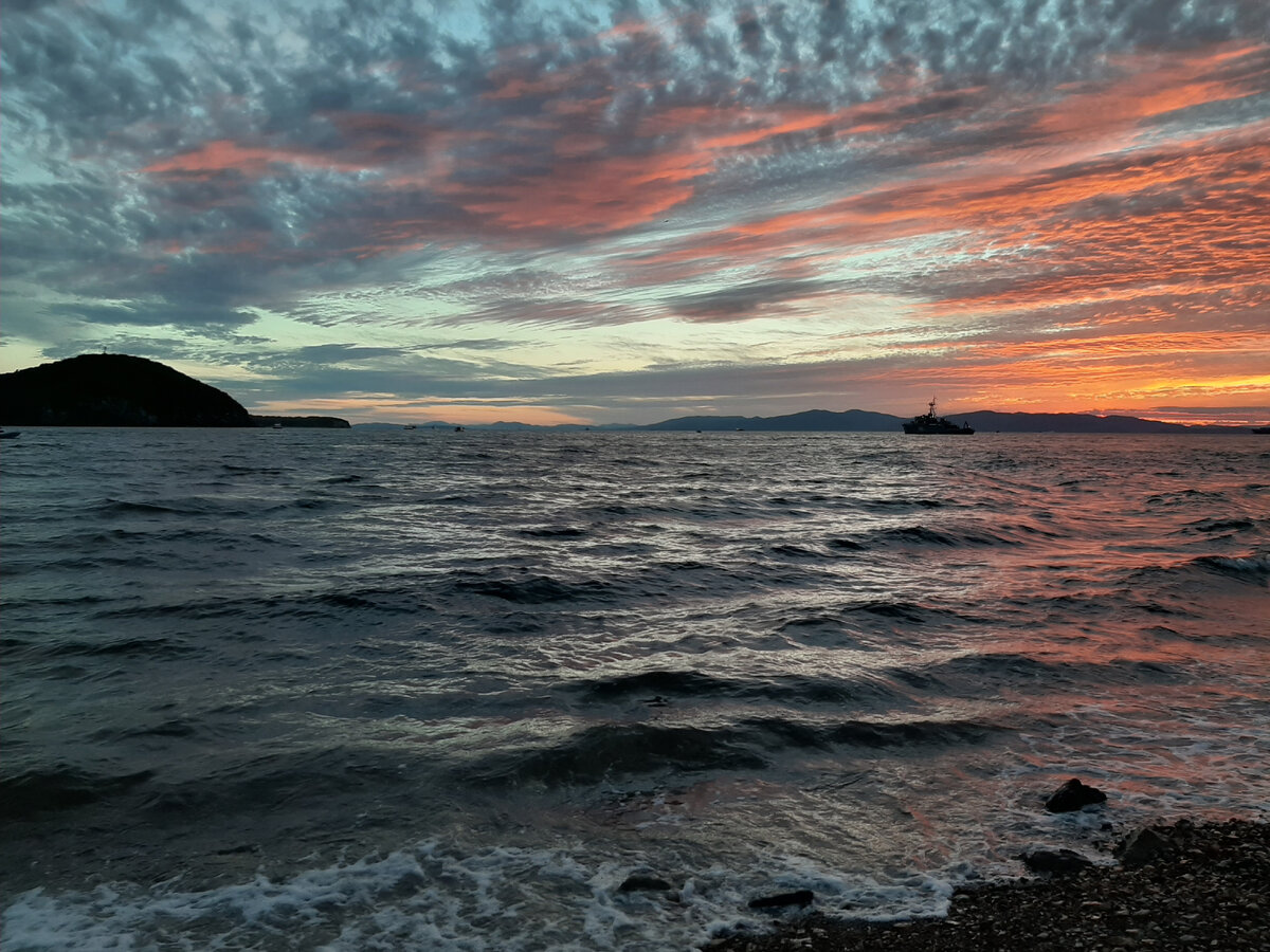 Закат у Токаревского маяка 