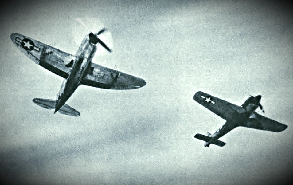 Тандерболт и Фокке Вульф на испытаниях