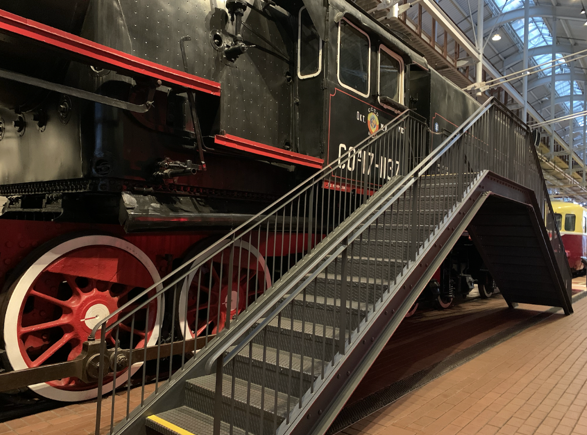 Товарный паровоз СОм17-1137 в Музее железных дорог России