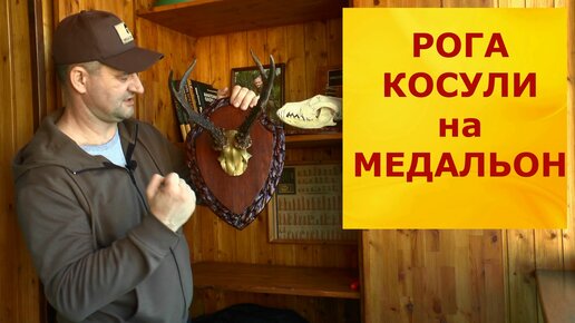 Рога косули на медальон своими руками! Для тех у кого руки из плеч...