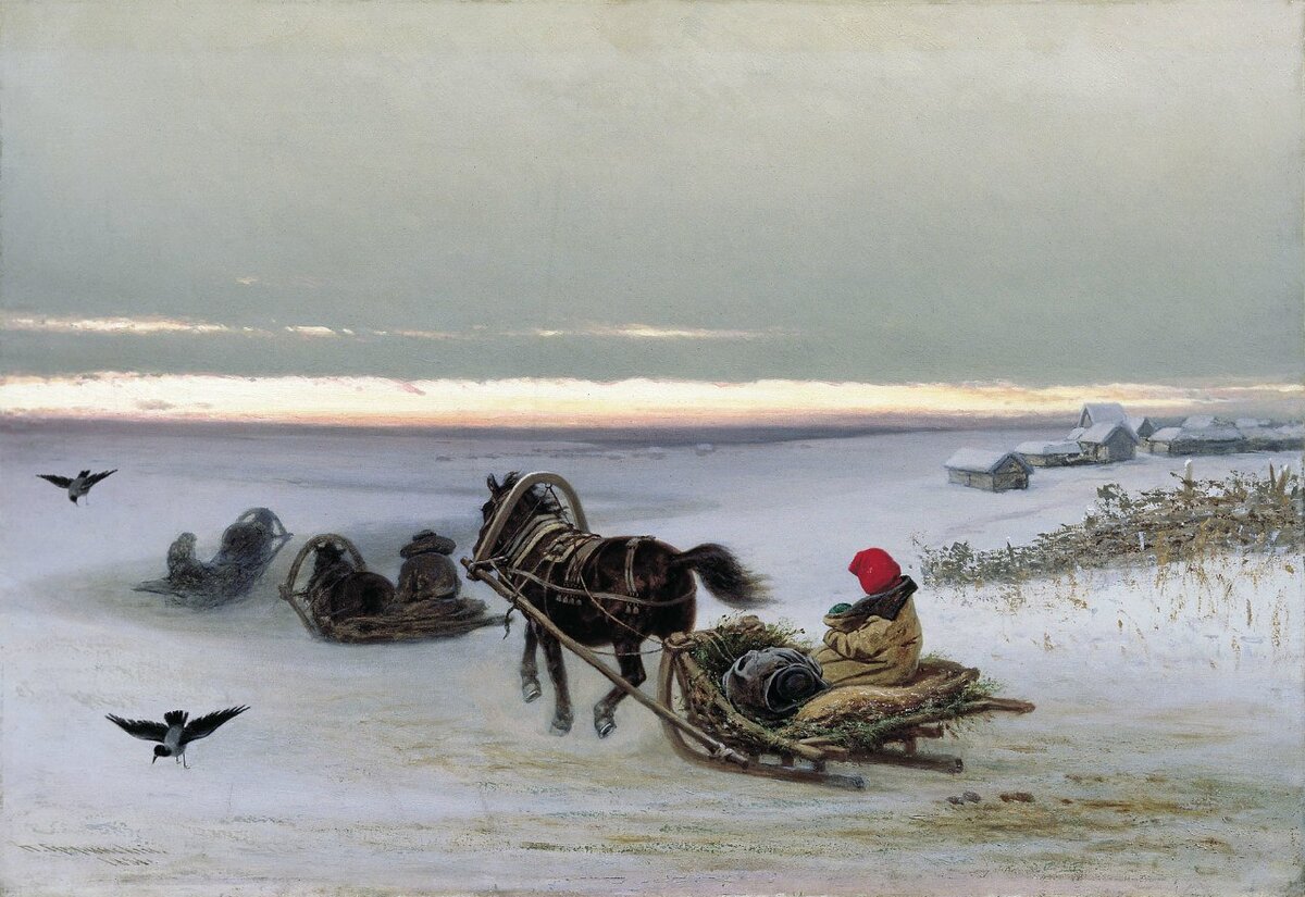 Домой", 1881. Грузинский Петр Николаевич