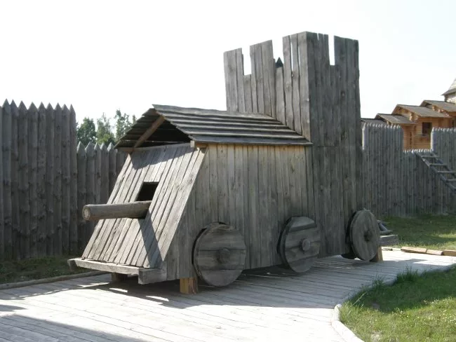Славянское стенобитное орудие.