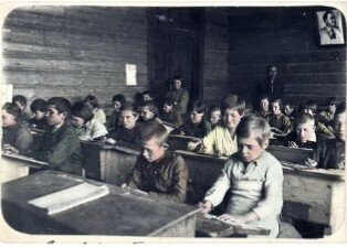 Послевоенная школа. Фото из Яндекс