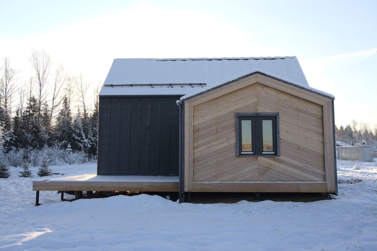 Дом, построенный по технологии PreFab. Фото: OKPrefab