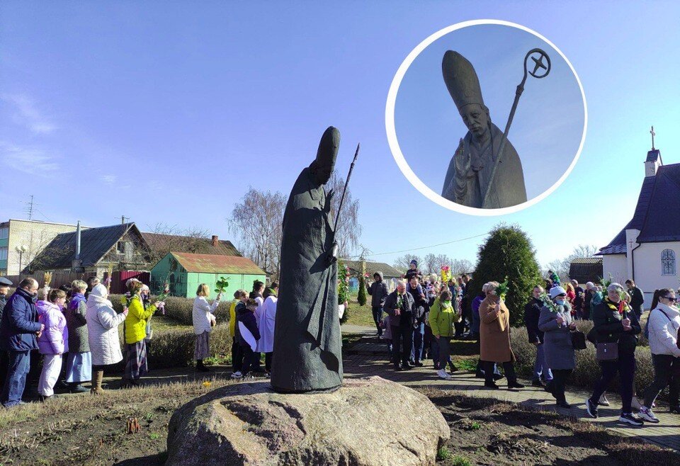     Памятник Святому Валентину в Смолевичах. Фото: katolik.life