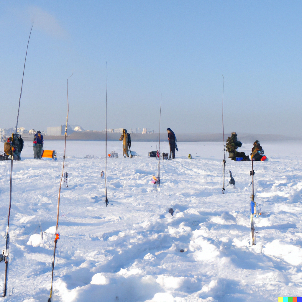 Ловля карася в феврале. Рыбалка