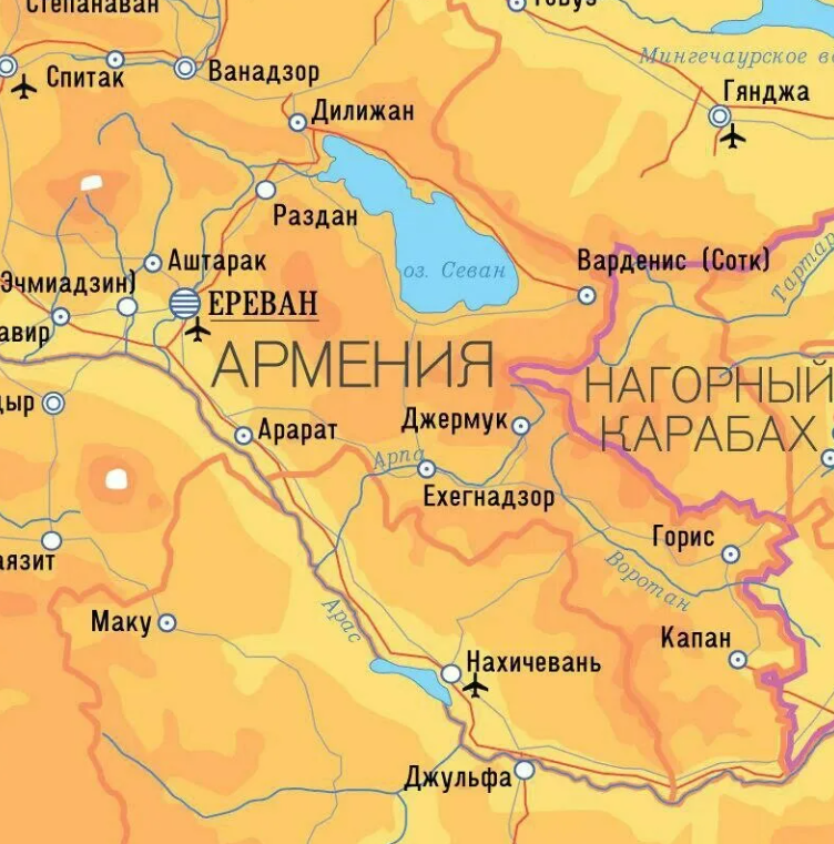 Аштарак армения карта