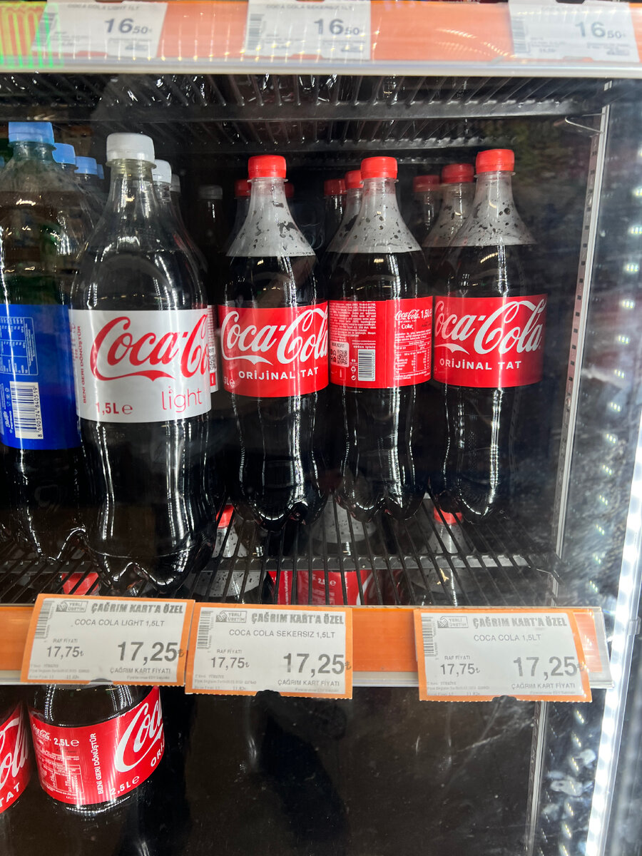 Сколько стоит Coca Cola в Стамбуле? Индекс колы. Сравниваем цены с Мерсином  | Vikki: лечение в Турции. Про Стамбул, деньги, отдых и инвестиции❤️ | Дзен