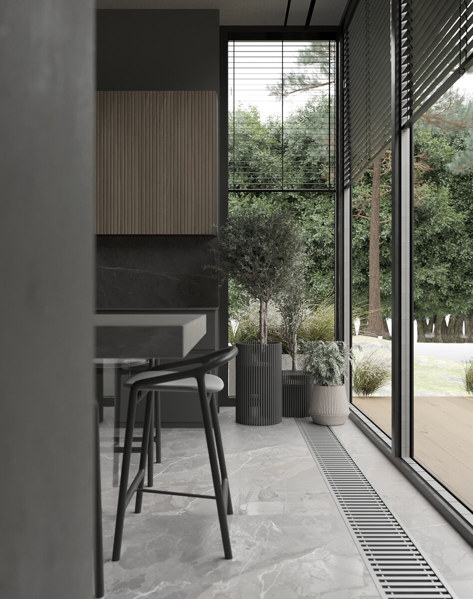 Современный интерьер одного из наших домов