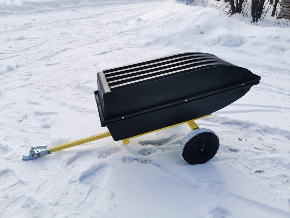 Прицеп для квадроцикла - с крышкой (закрытого типа)