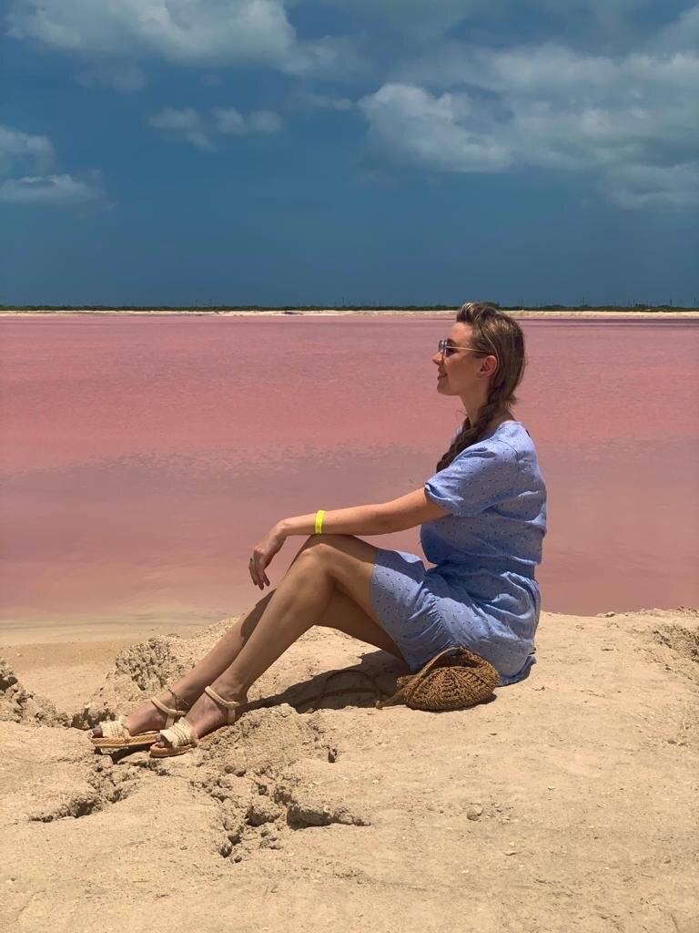 Розовые озера, заповедник, Мексика