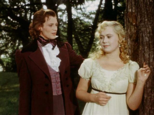 Фильм-опера «Евгений Онегин», СССР, 1958 год. Ленский и Ольга. 