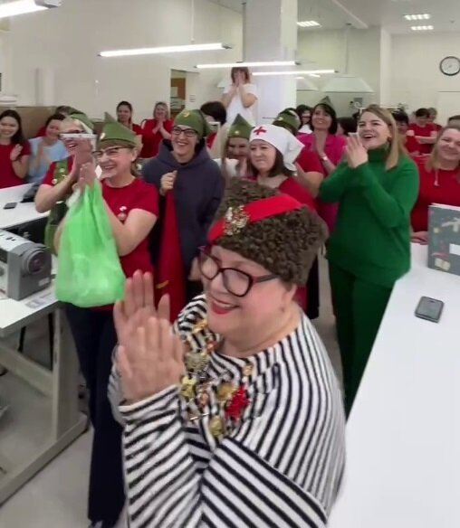 В поздравлении дорогих мужчин приняли участие все наши сотрудники