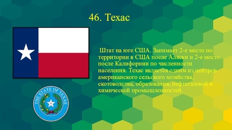 Флаг и герб Техаса