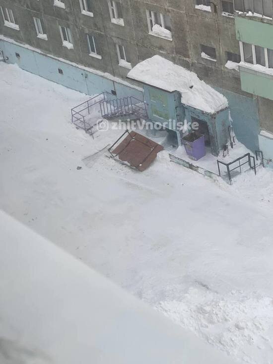     Талнах, Енисейская, 30. Фото: t.me/zhitvnorilske.