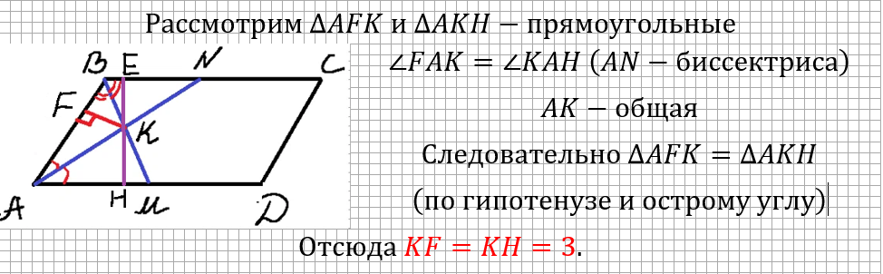 Онлайн калькулятор. Площадь параллелограмма