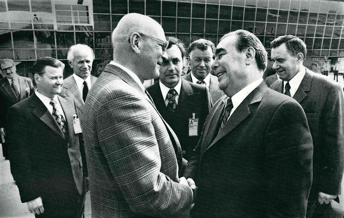 Леонид Брежнев и президент Финляндии Урхо Кекконен - Фото из открытых источников сети Интернета