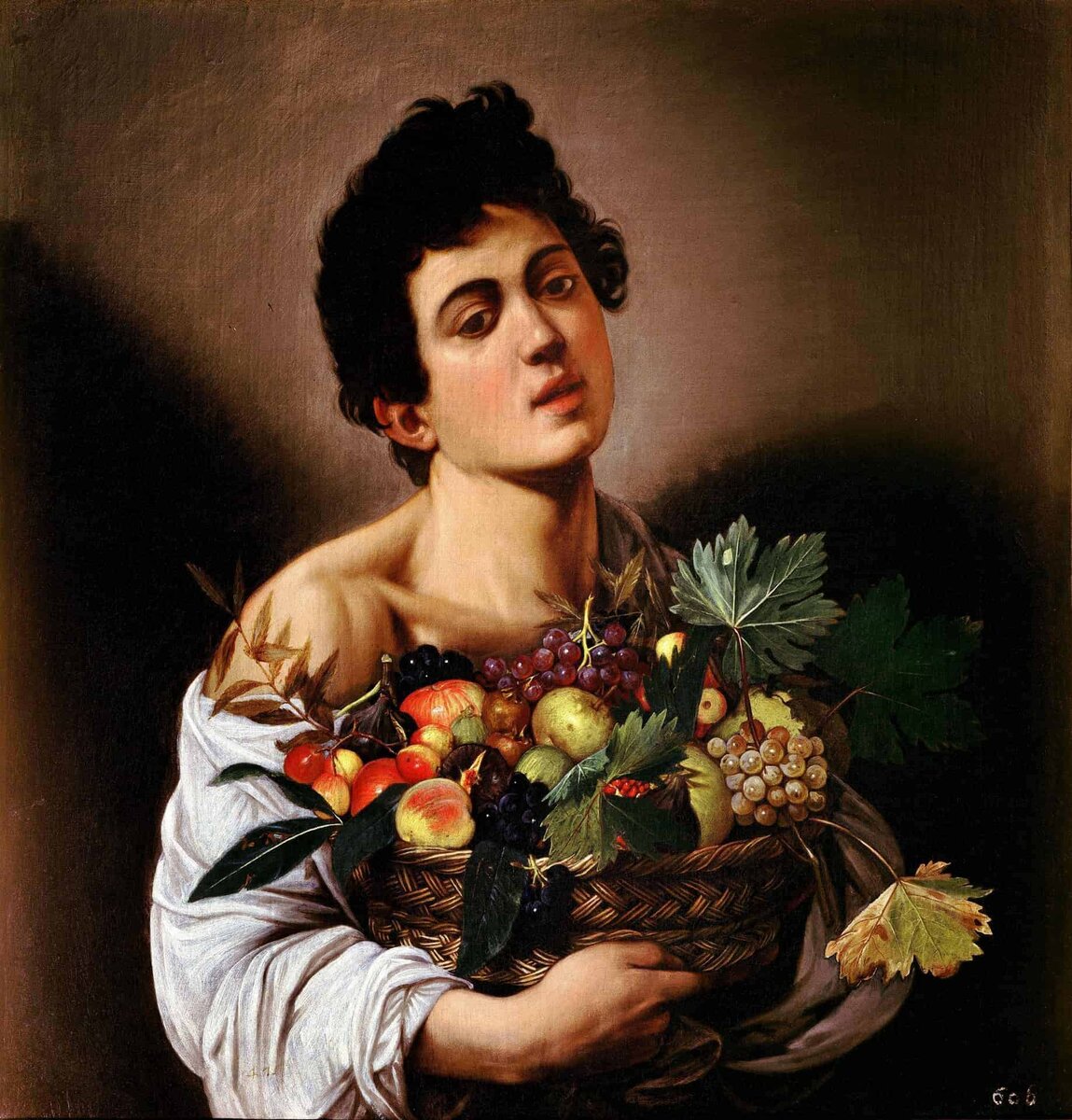 Юноша с корзиной фруктов. Около 1593