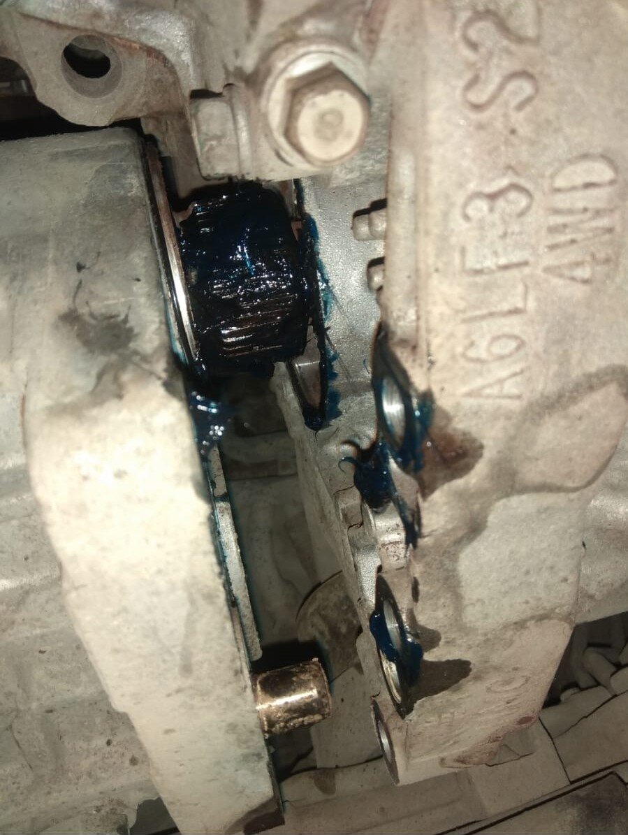 Фото шлицевого соединения в смазке "ПОСЛЕ". Сделано 05.04.23 г.