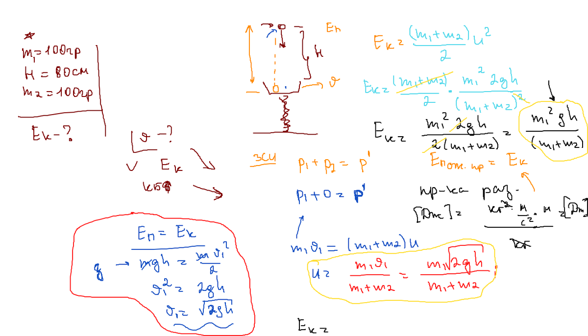 Разбор задания с пружиной