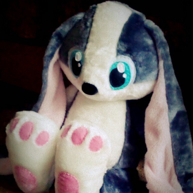 Такой вот зайка Шнуфель у нас получился