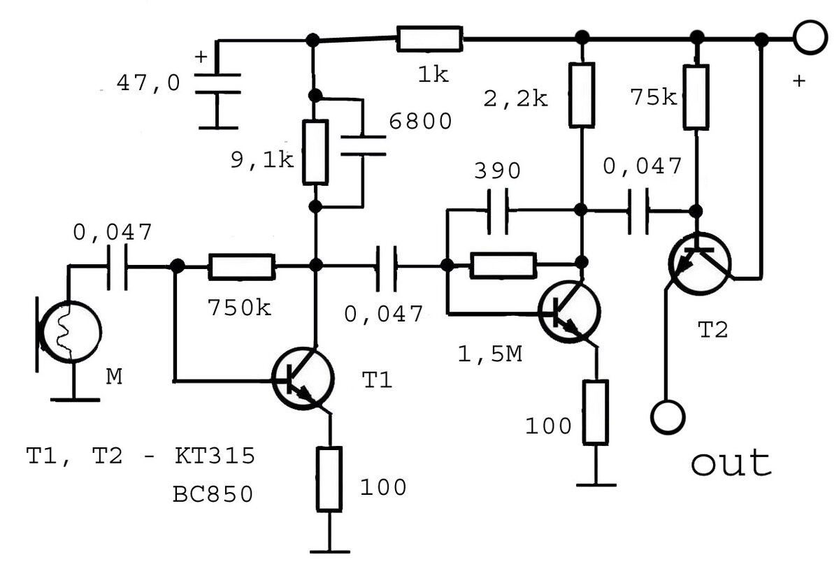 Передатчик на одном транзисторе