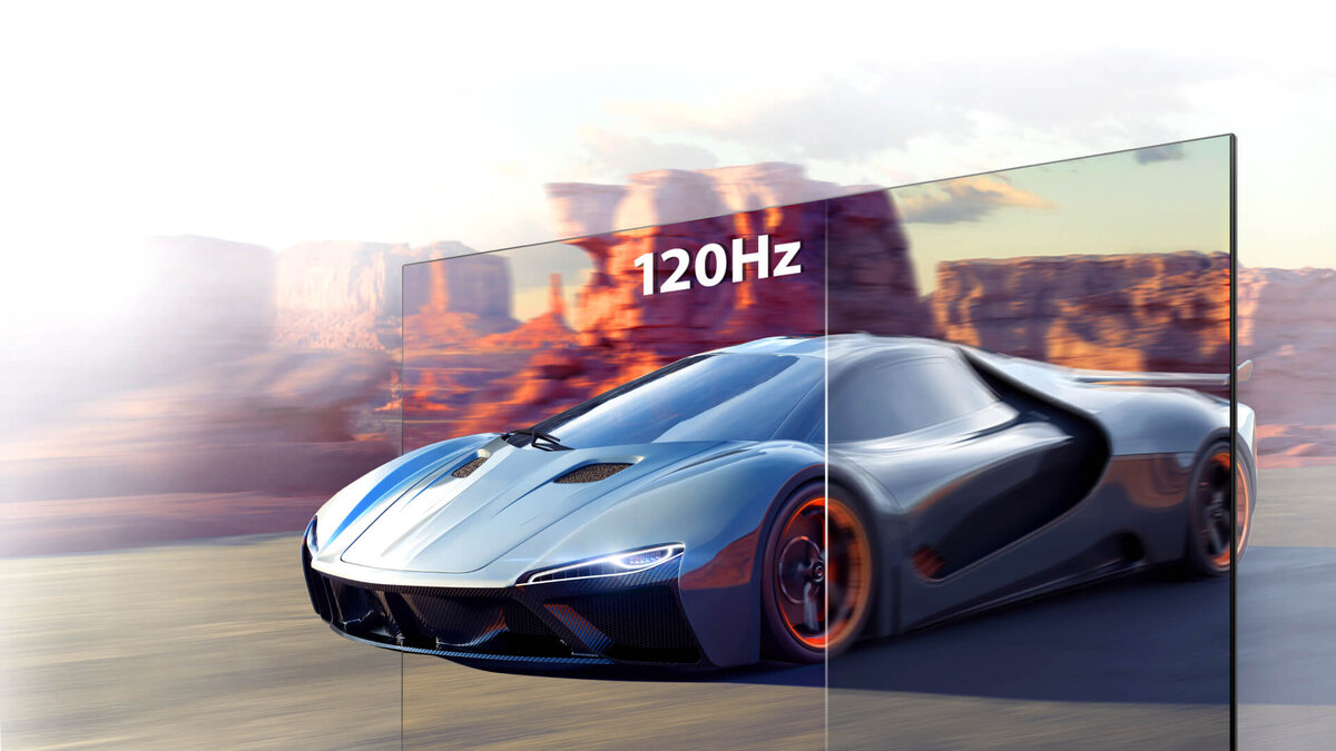 Технология Ultimate Motion 120 Hz уменьшает задержку изображения и
обеспечивает более плавное и четкое движение