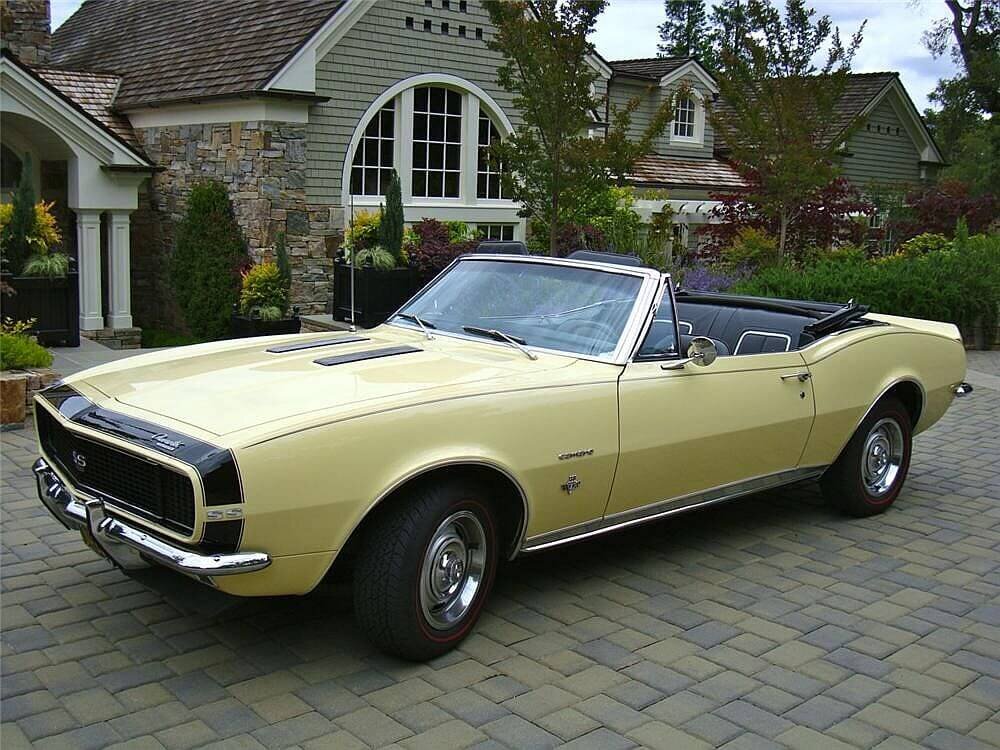 chevrolet camaro кабриолет 1967 года