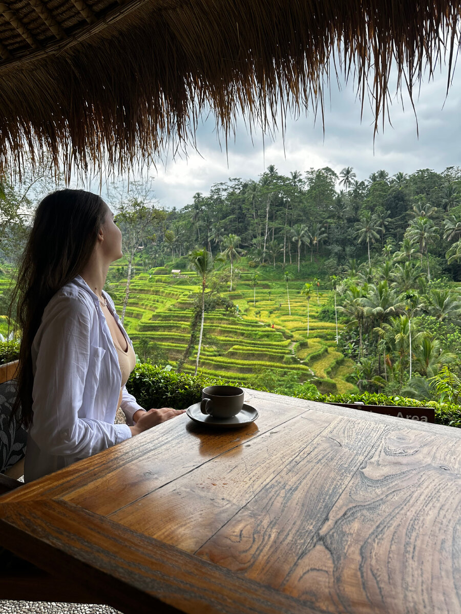 Рисовые террасы, Убуд, ресторан TIS