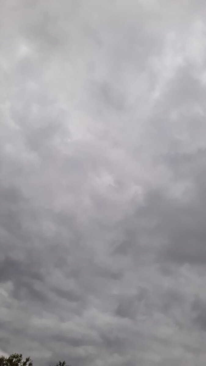 Вот такое было небо.