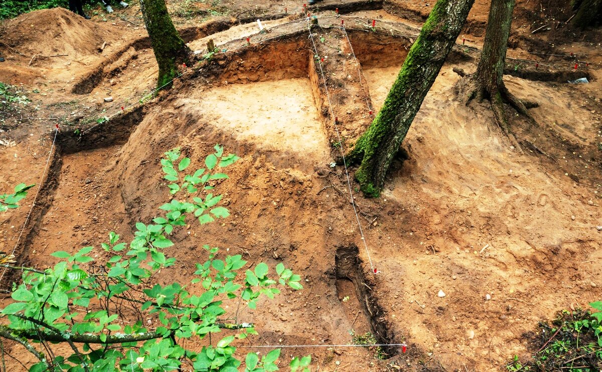 Фото с археологических раскопок.