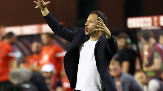    Главный тренер сборной Бельгии Доменико Тедеско. Reuters