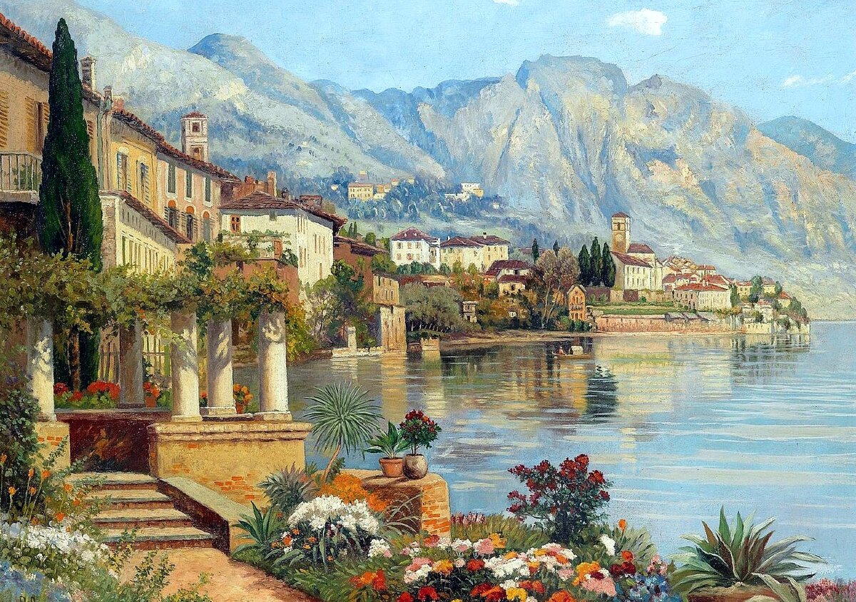 пейзаж италии живопись