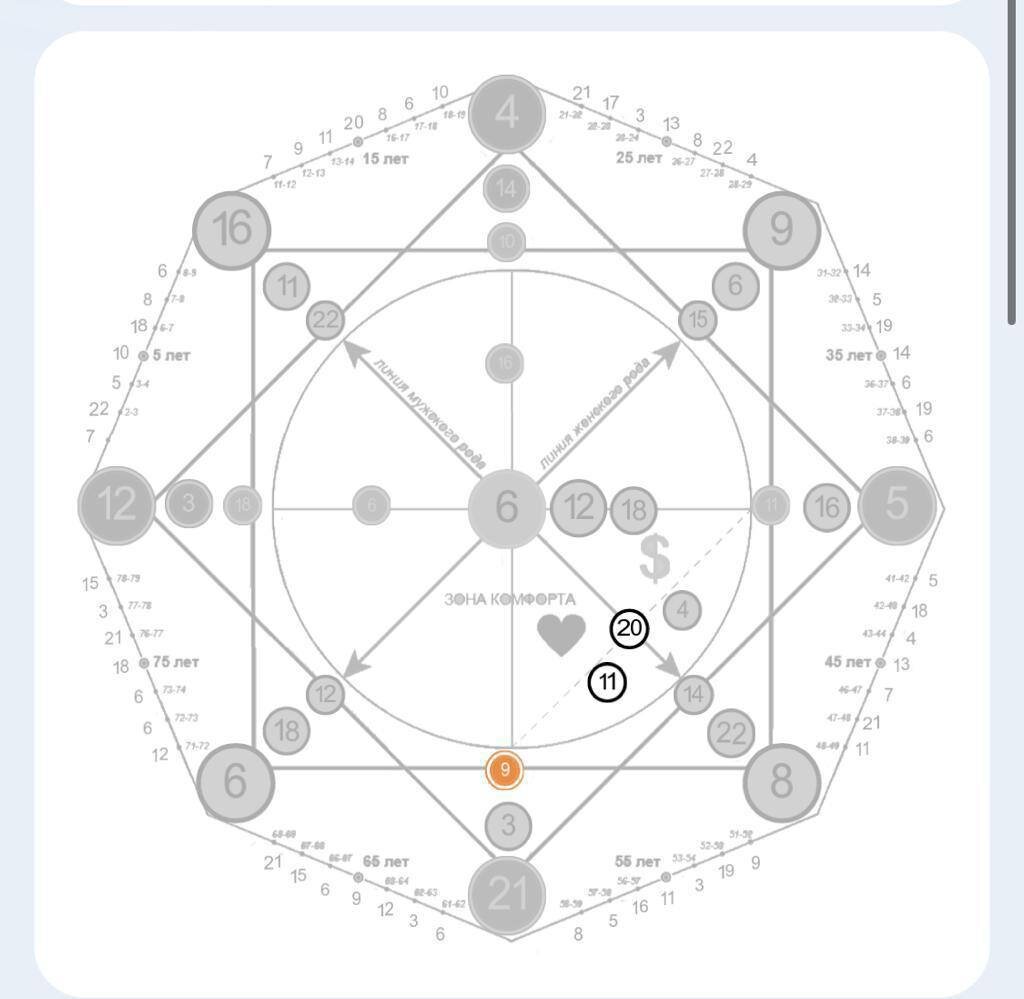 Программа в матрице