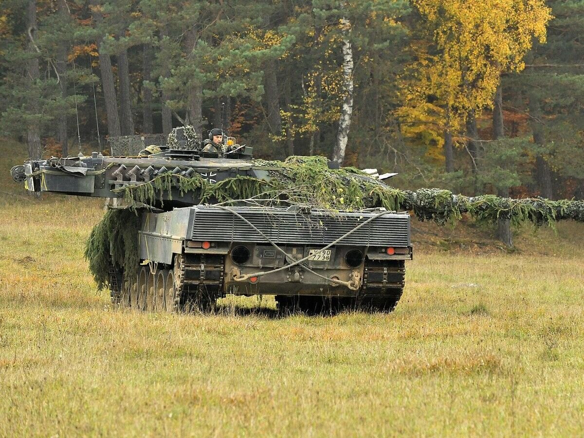    Немецкий танк Leopard 2© Фото : public domain / Markus Rauchenberger