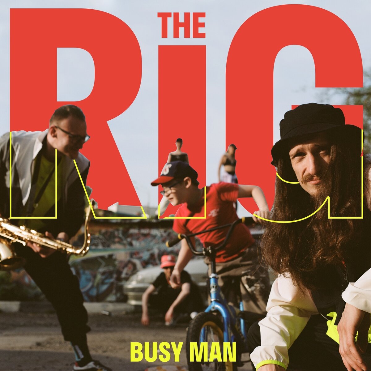обложка альбома The RIG (Russian Improv Group) "Busy Man" 
