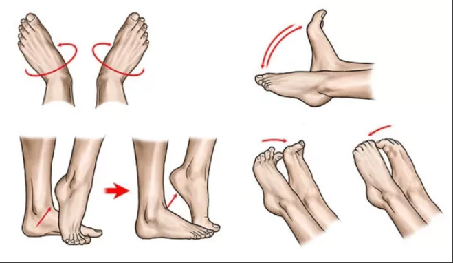 Простая разминка для стоп