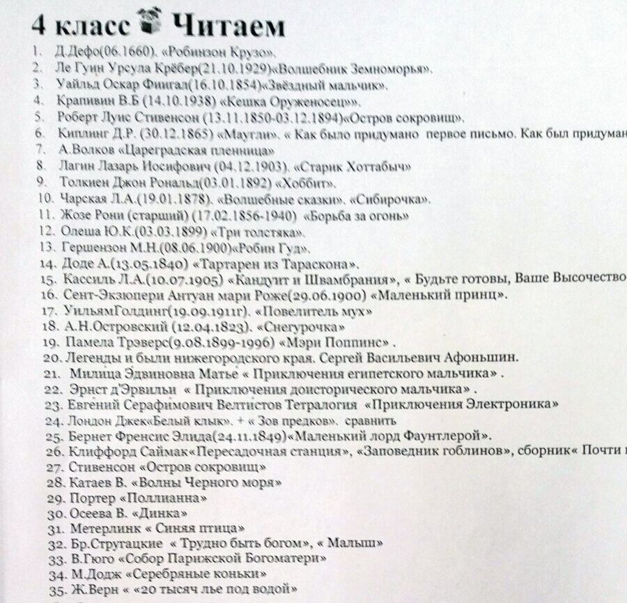 Список из обыкновенной школы с обычными детьми, НЕ ЛИЦЕЙ и НЕ ГИМНАЗИЯ 