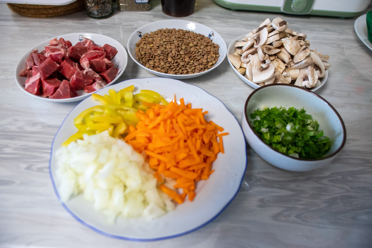 Порядок приготовления супа, листайте галерею