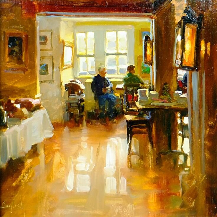 Ким Инглиш, "Интерьер в доме художника"