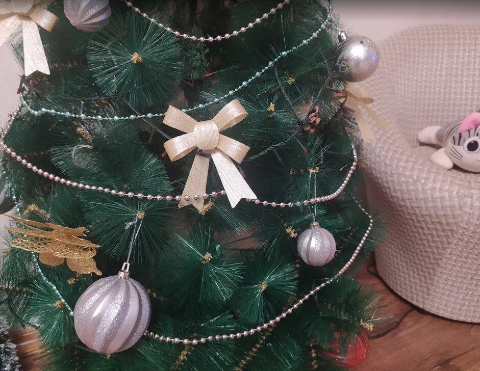 это моя искусственная елка