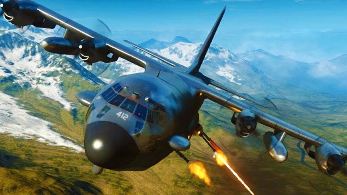 Оружие из игры Call of Duty. Знаменитый самолёт LOCKHEED AC-130 | SIMPL  TIMPL | Дзен