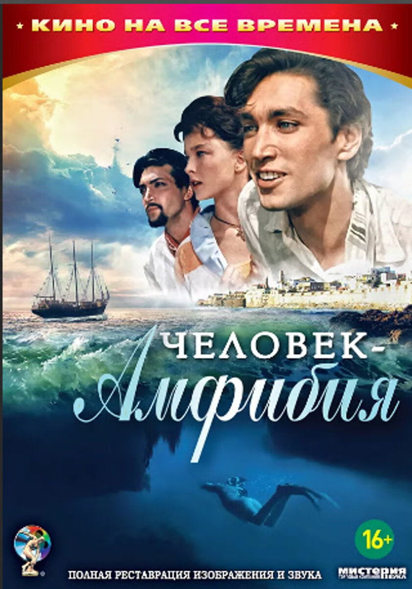 Доброго времени суток, друзья! Скоро будет самый романтичный праздник, День всех влюблённых. В магазинах уже полно конфет, подарочных наборов, везде сердечки, а цветочные в предвкушении хороших продаж. В честь этого я предлагаю Вам вспомнить некоторые советские романтические картины. Начнем, пожалуй, с фильма 1961 года, режиссеров Владимира Чеботарева и Геннадия Казанского, "Человек-амфибия". Прекрасная лента, известная история. А какие глаза у героев, просто сказка, не зря камера вообще от них почти не отрывалась. Что ж, давайте проверим, как хорошо вы помните этот фильм? Готовы? Поехали! Желаю удачи.