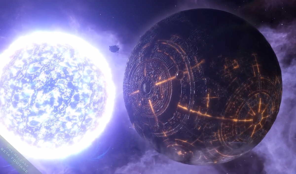 Аниид на фоне Сириуса Б