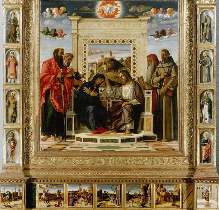 Джованни Беллини – Алтарь Пезаро 1471-74. 262x240