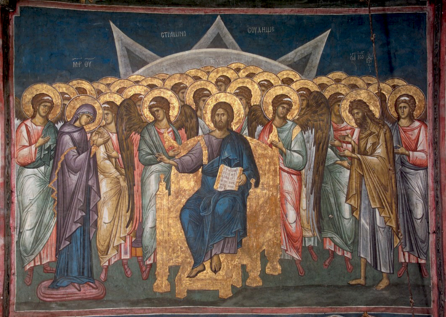 Приходить ко второму. Византийская фреска Деисус. Второе пришествие Господа Иисуса Христа икона. Деисус Небесная Византия. Второе пришествие Иисуса Христа фреска фреска икона.
