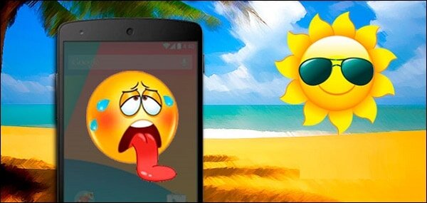 Чрезмерно высокая температура может приводить к быстрому разряду телефона батареи