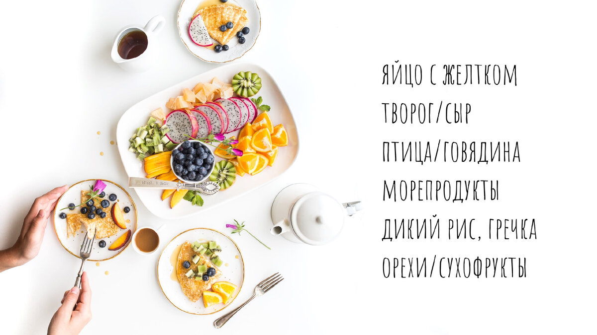 Убираем жиры, урезаем углеводы, исключаем соль, ориентир - белок