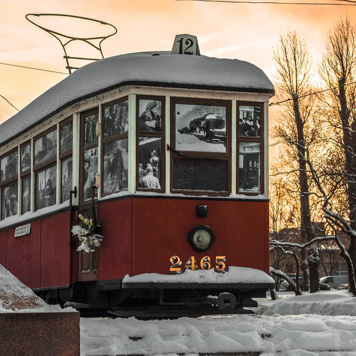 Памятник блокадному трамваю. Личный архив.